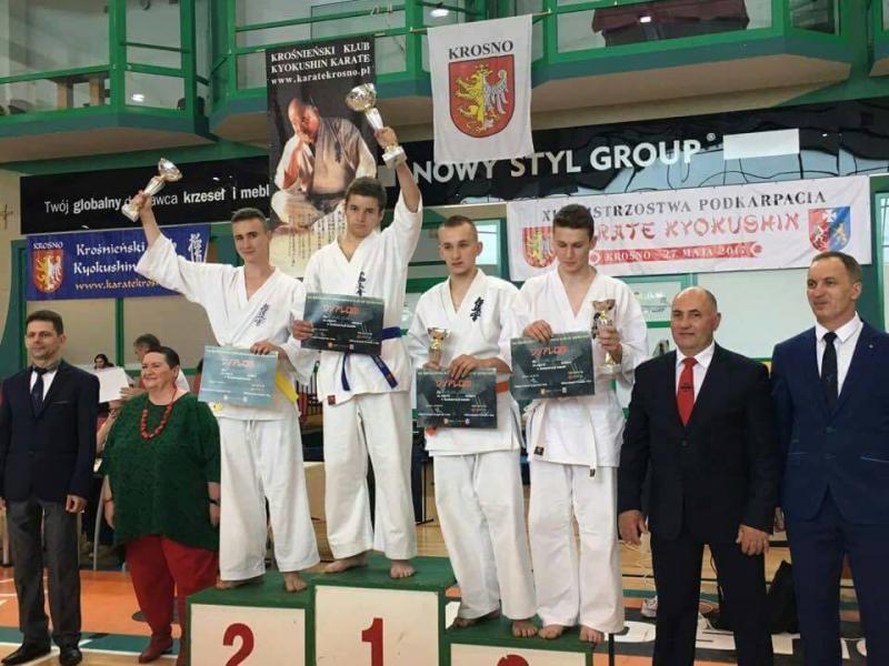 Jakub Sypek mistrzem Podkarpacia w Karate KYOKUSHIN