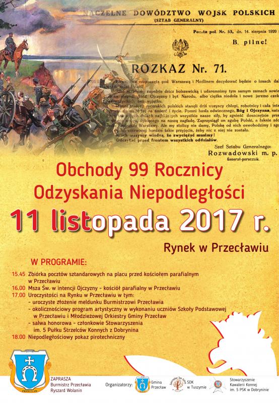 Zapraszamy do składania wiązanek podczas Święta Niepodległości 11 listopada