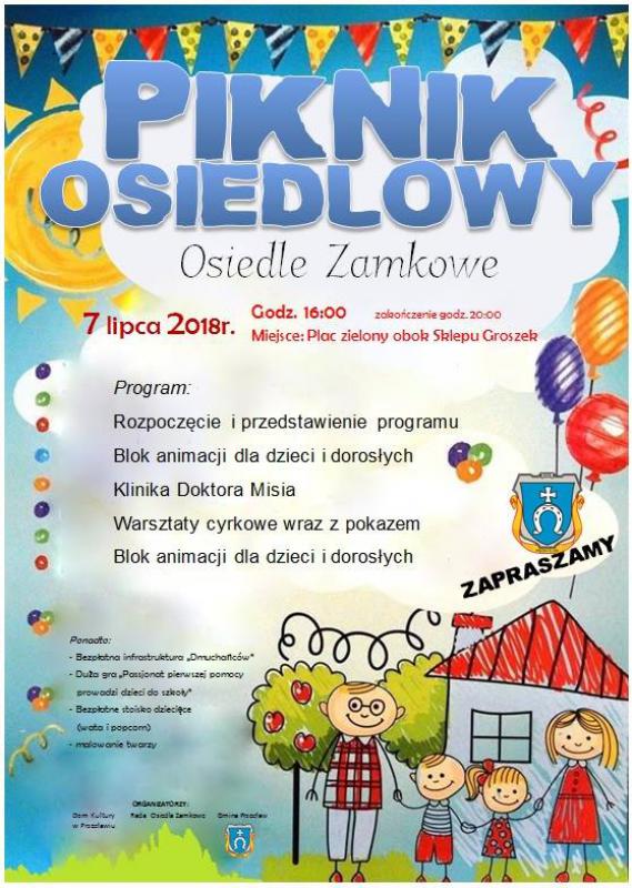 Zapraszamy na Piknik Osiedlowy
