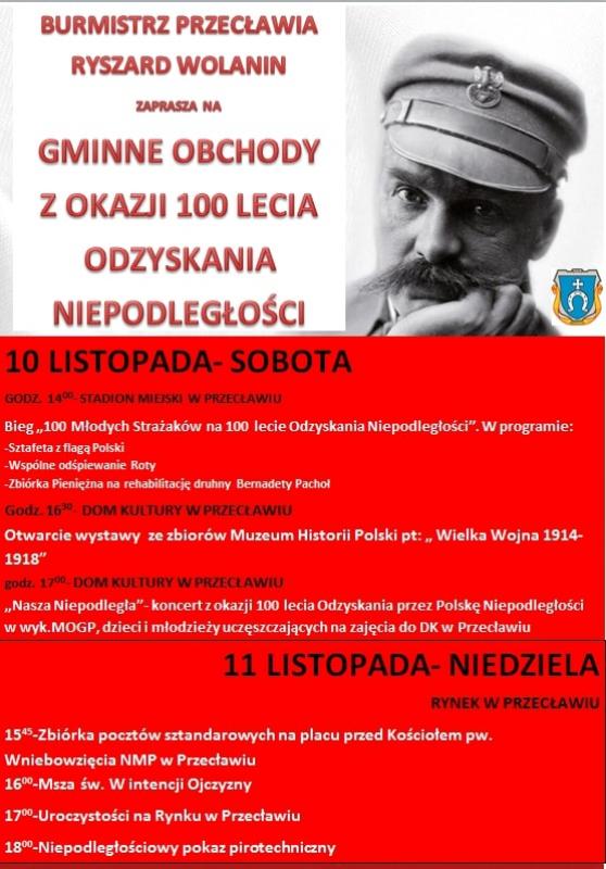 Zapraszamy do świętowania 100-lecia Odzyskania Niepodległości – złóż wiązankę 11 listopada!