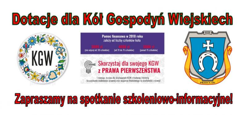 Burmistrz Renata Siembab zaprasza na spotkanie w sprawie KGW