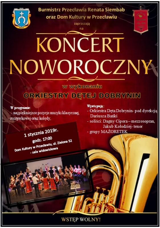 Serdecznie Zapraszamy na Koncert Noworoczny !!!