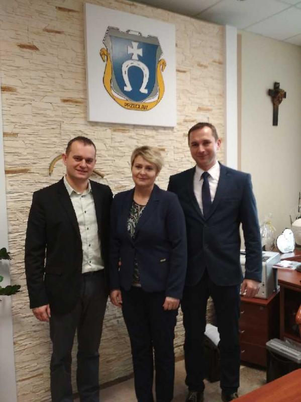 Przedstawiciel WORD Tarnobrzeg z wizytą w Urzędzie Miejskim w Przecławiu