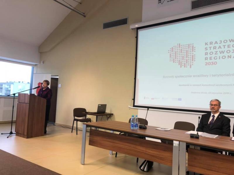 Konsultacje społeczne Krajowej Strategii Rozwoju Regionalnego w Stalowej Woli