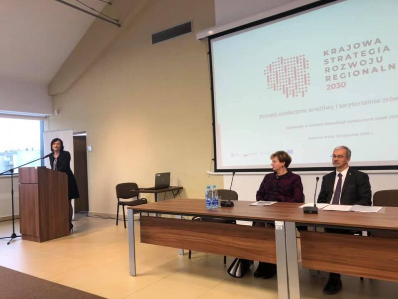 Konsultacje społeczne Krajowej Strategii Rozwoju Regionalnego w Stalowej Woli