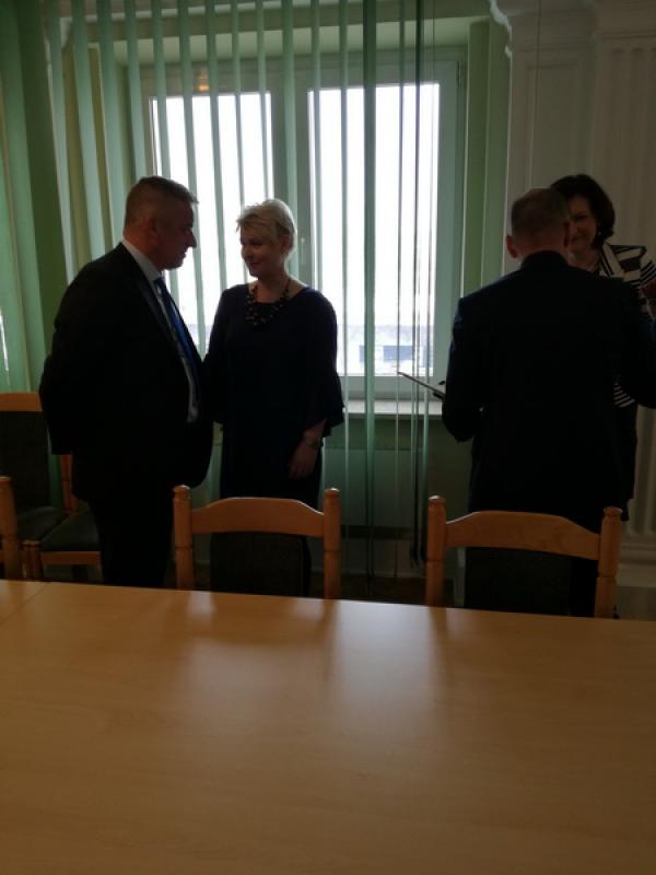 Spotkanie władz Gminy Przecław w temacie inwestycji przeciwpowodziowych