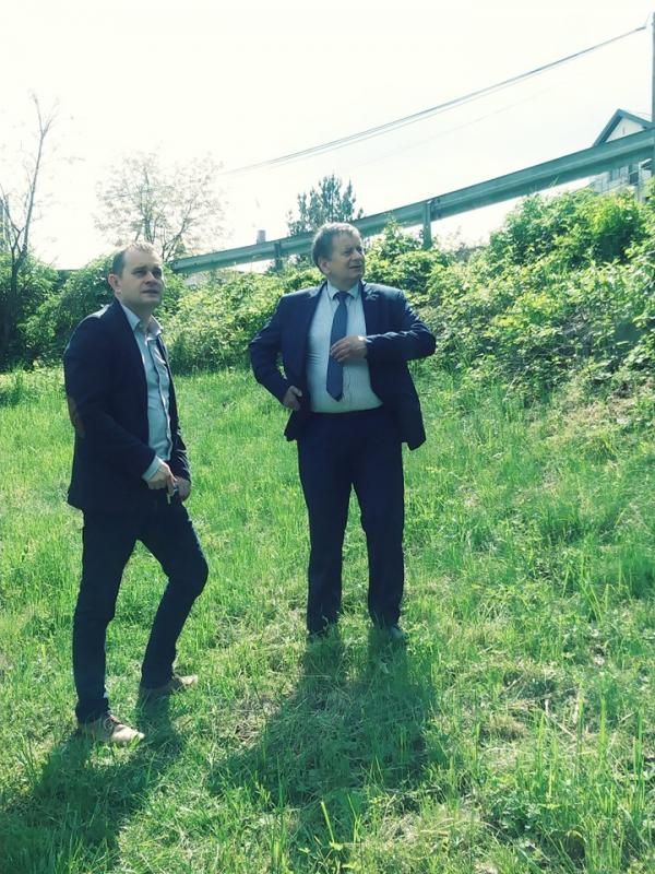Starosta Stanisław Lonczak z wizytą w Urzędzie Miejskim w Przecławiu