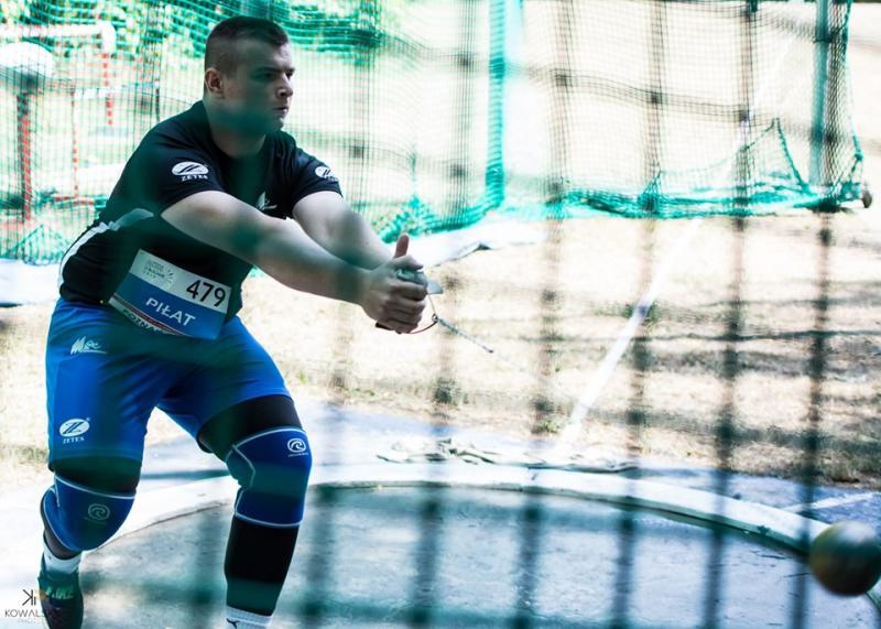 Dawid Piłat Mistrzem Polski U18 w rzucie młotem!!!