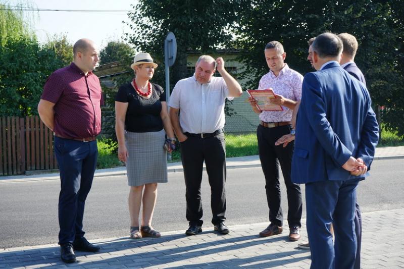 Odbiór chodnika w miejscowości Dobrynin