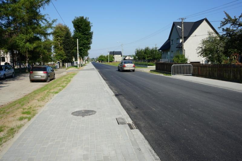 Odbiór chodnika w miejscowości Dobrynin