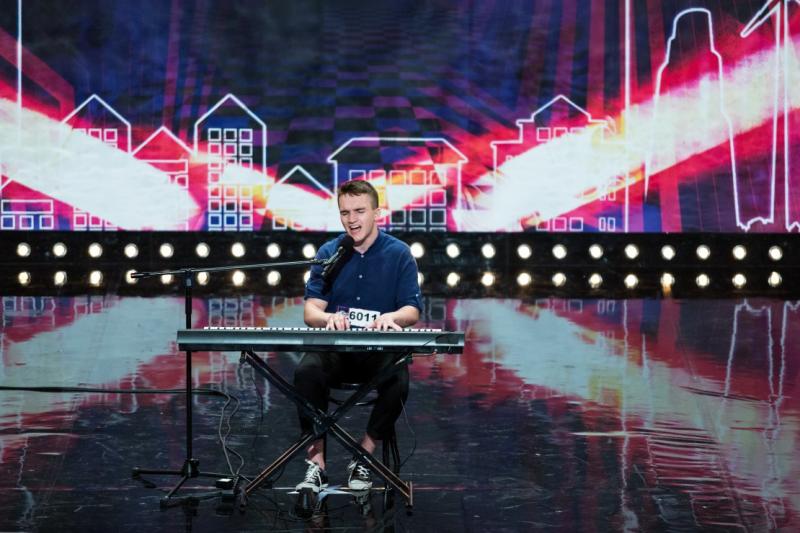 Jan Szynal 18-letni mieszkaniec Tuszymy wystąpił w Mam talent