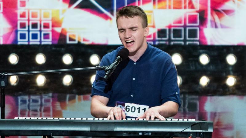 Jan Szynal 18-letni mieszkaniec Tuszymy wystąpił w Mam talent