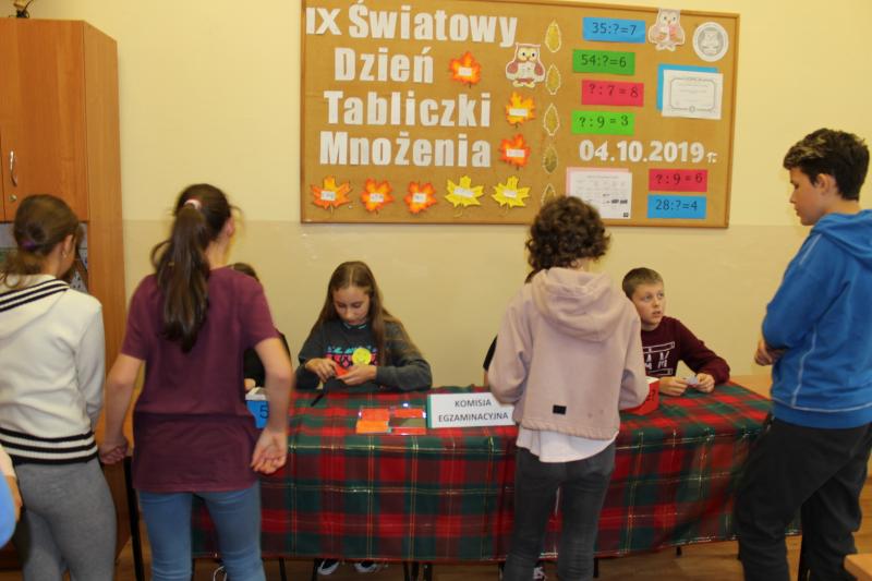 Szkoła Podstawowa im. Marii Konopnickiej w Kiełkowie obchodziła IX Światowy Dzień Tabliczki Mnożenia
