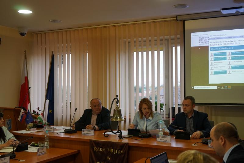 XII Sesja Rady Miejskiej w Przecławiu