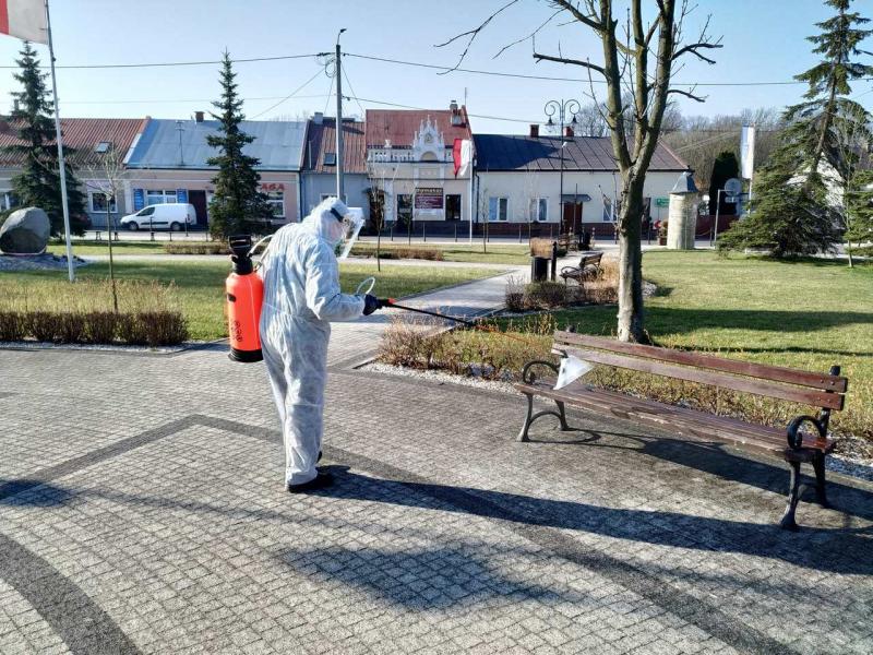 Prewencyjna dezynfekcja miejsc publicznych