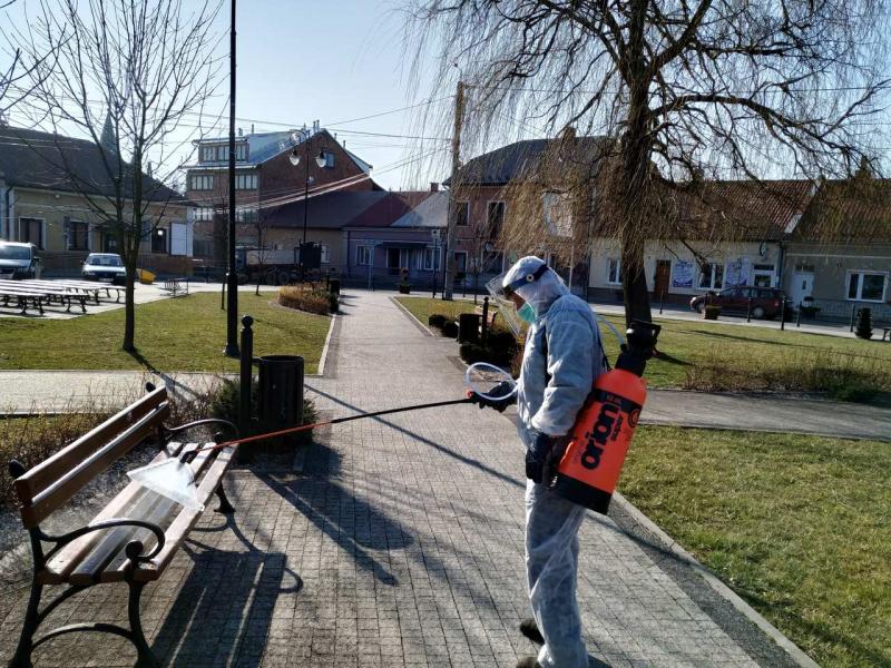 Prewencyjna dezynfekcja miejsc publicznych