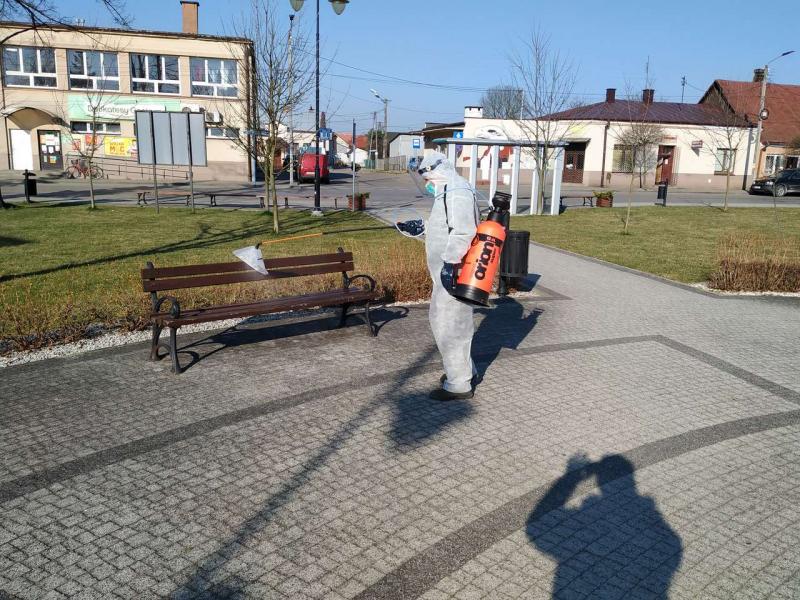 Prewencyjna dezynfekcja miejsc publicznych