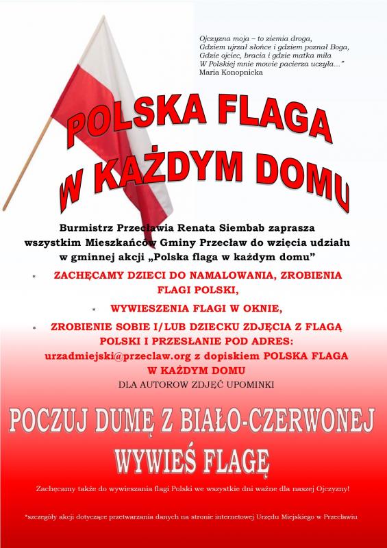 Polska flaga w każdym domu