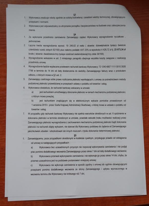 Umowa na adaptację pomieszczeń SP w Dobryninie podpisana
