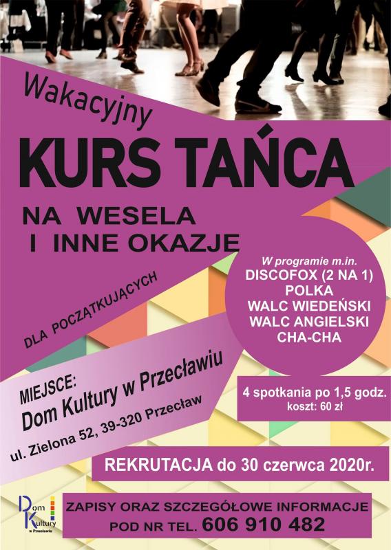 Wakacyjny kurs tańca