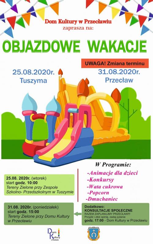 Dom Kultury w Przecławiu zaprasza na objazdowe wakacje!