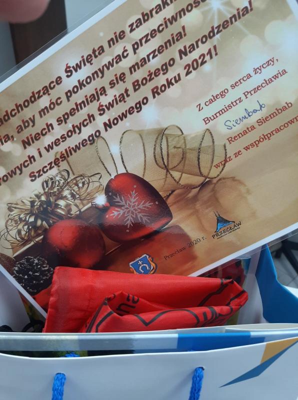 Życzenia p. Burmistrz Renaty Siembab