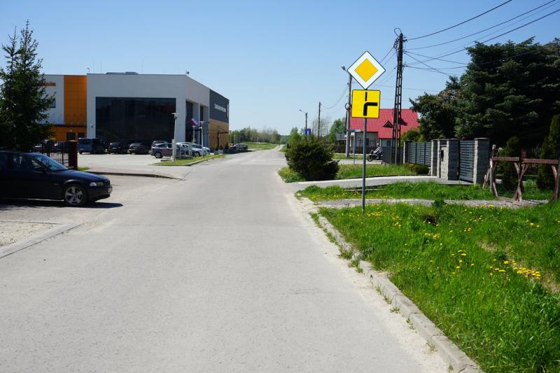 ul. Zielona w Przecławiu
