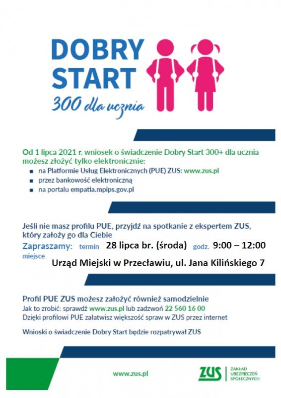 Dobry start - spotkanie z ekspertem ZUS