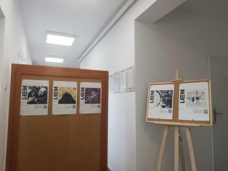Lem- wystawa poświęcona twórczości Stanisława Lema w Gminnej Bibliotece Publicznej w Przecławiu
