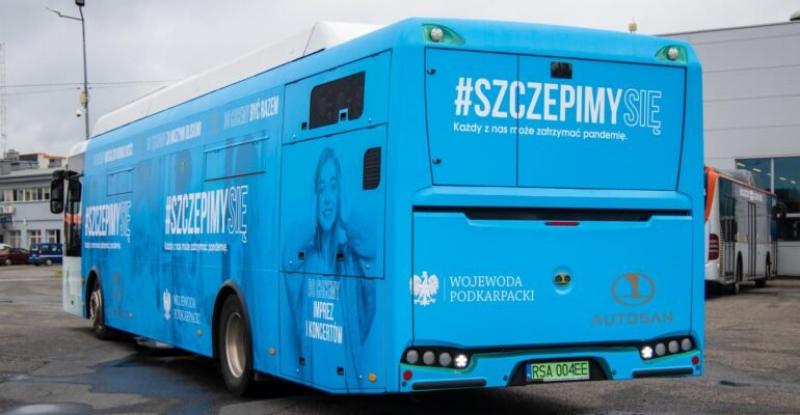 Szczepionkobus objeżdża województwo