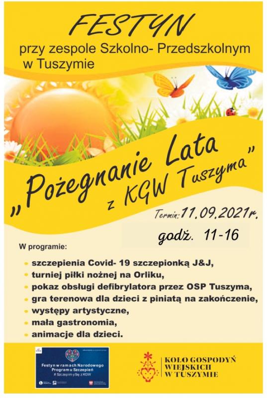 Pożegnanie lata z KGW Tuszyma!