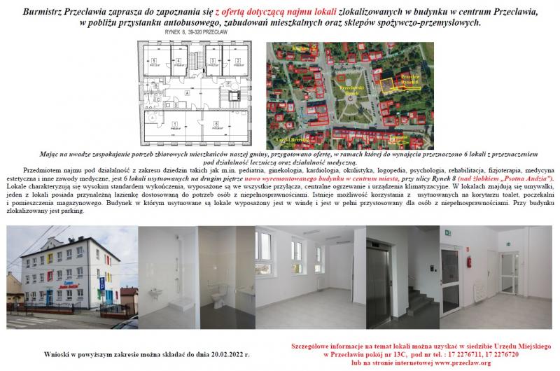 Oferta najmu lokali