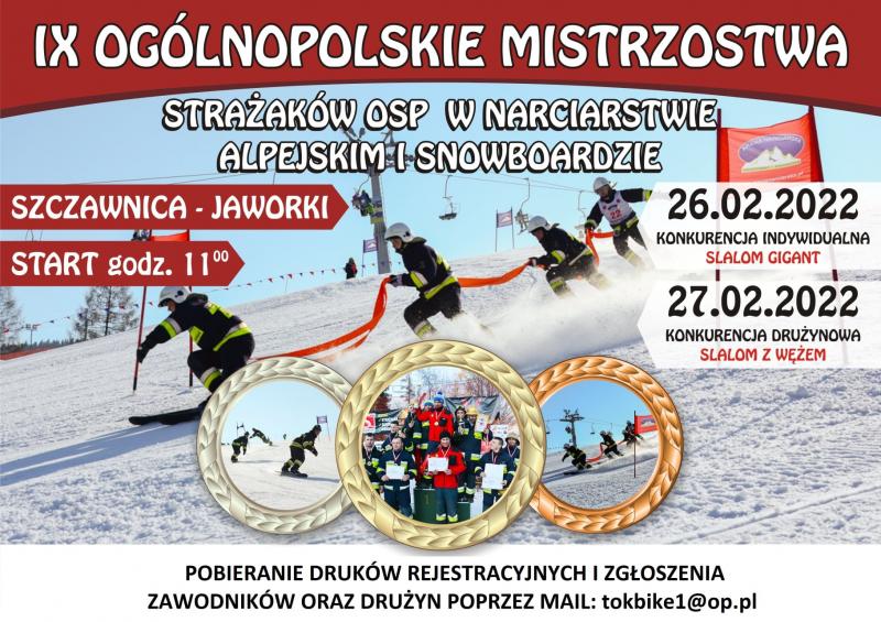 IX Ogólnopolskie Mistrzostwa Strażaków OSP w narciarstwie alpejskim i snowboardzie