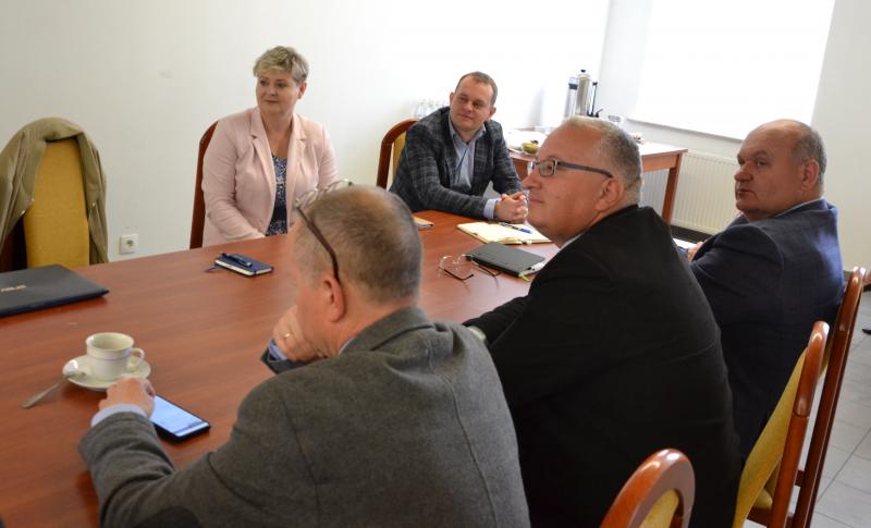 Burmistrz R. Siembab i Zastępca Burmistrza G. Skrzypek