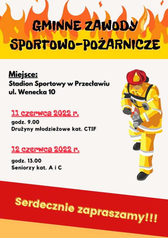 Serdecznie zapraszamy na Gminne Zawody Sportowo-Pożarnicze!