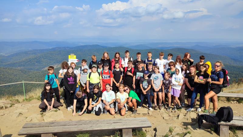 Wyprawa w Bieszczady uczniów ZSP w Tuszymie