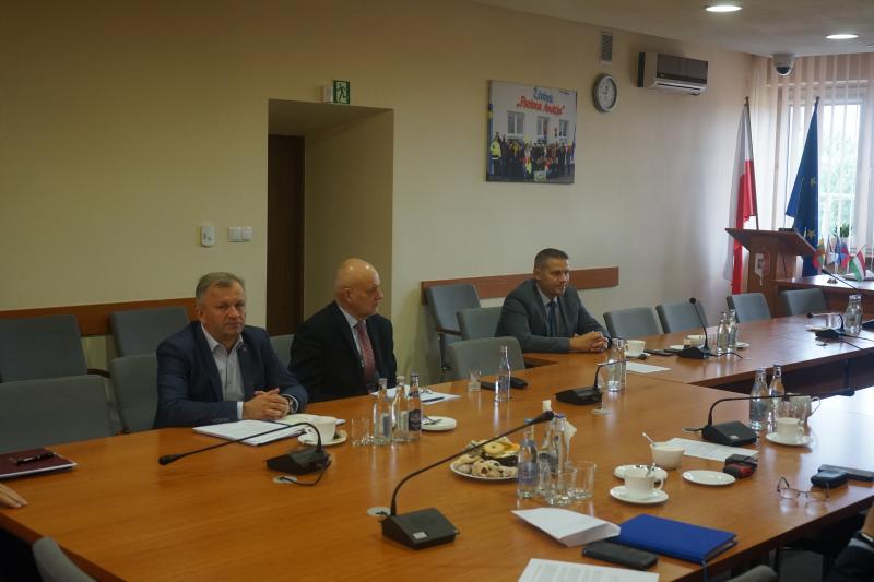 Przedstawiciele Samorządów Powiatu Mieleckiego