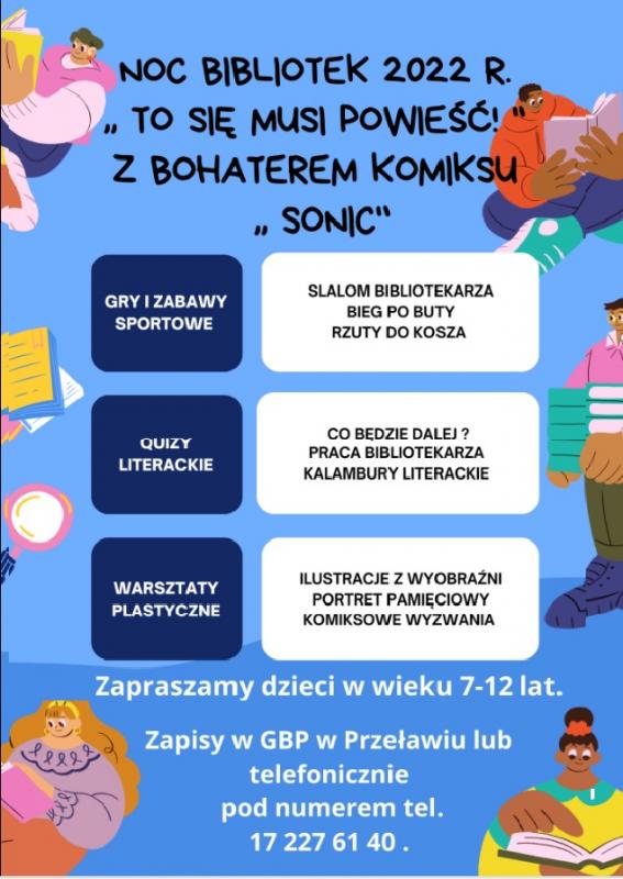 Noc bibliotek 2022r.