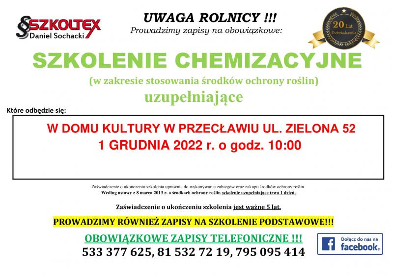 Szkolenie chemizacyjne w DK w Przecławiu