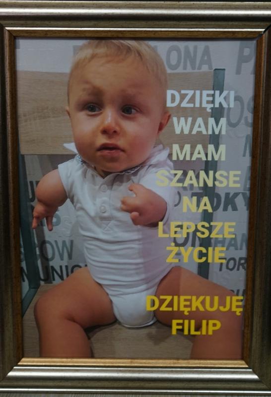 Trwa zbiórka na leczenie Filipka