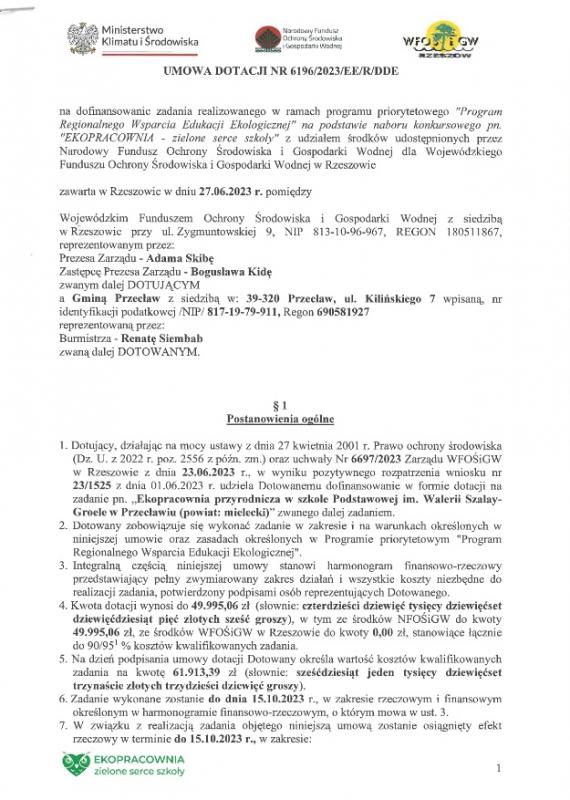 Nowa ekopracownia dla SP Przecław!