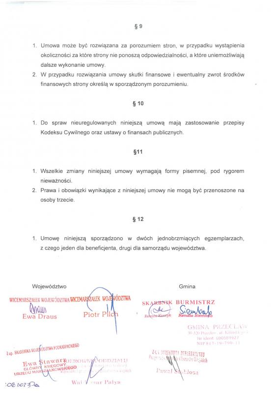 Umowa podpisana ! - Dom Ludowy w Podolu