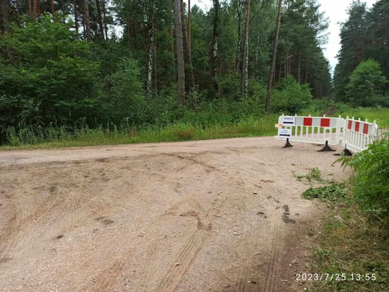 Objazdy – prace przy osuwisku w Podolu