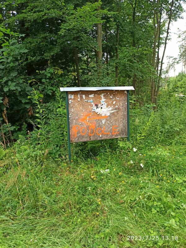 Objazdy – prace przy osuwisku w Podolu
