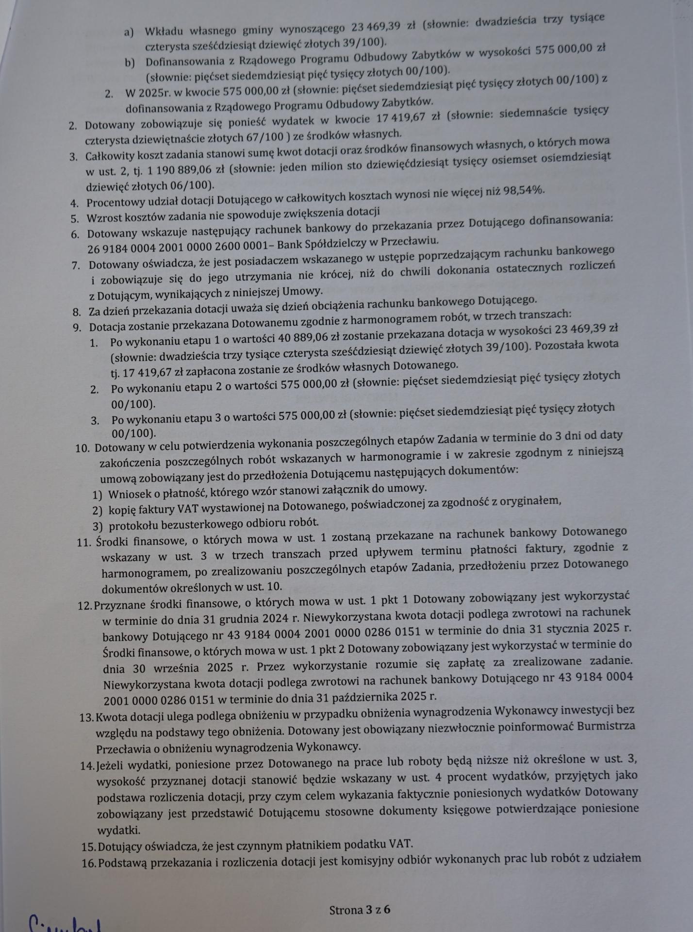Umowa o udzielenie dotacji podpisana!