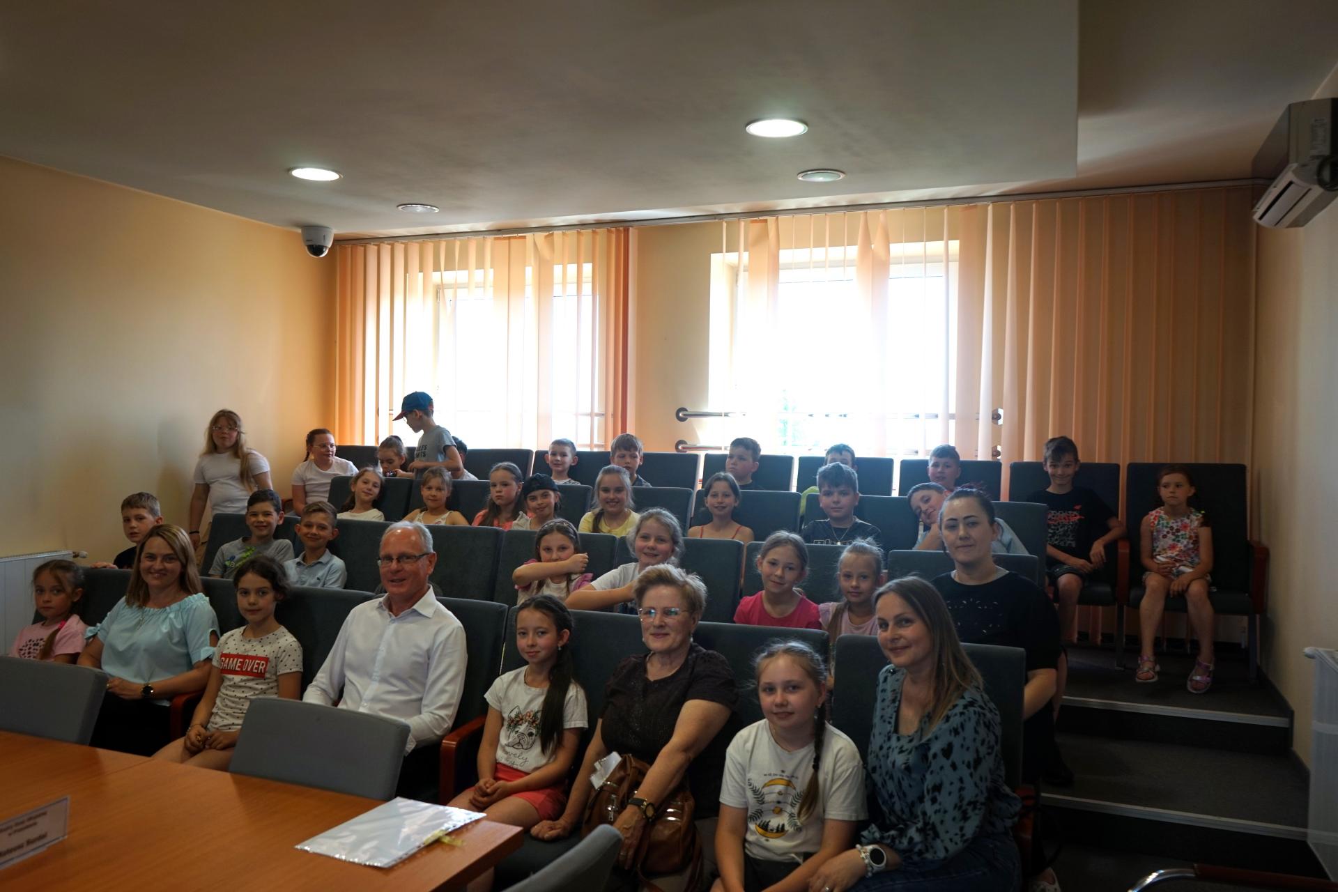 Odwiedziny uczniów z SP Dobrynin