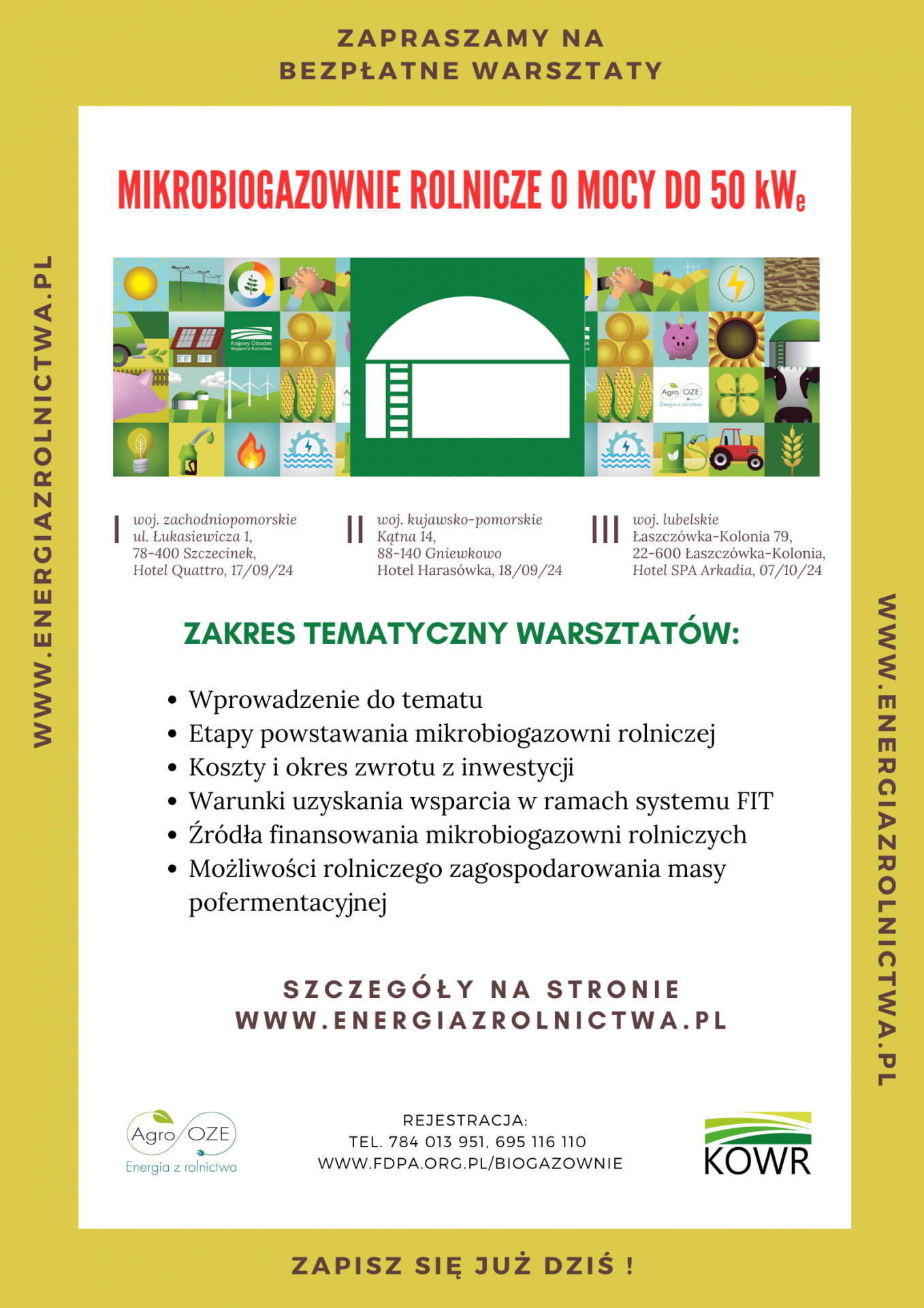 Warsztaty z zakresu mikrobiogazowni rolniczych