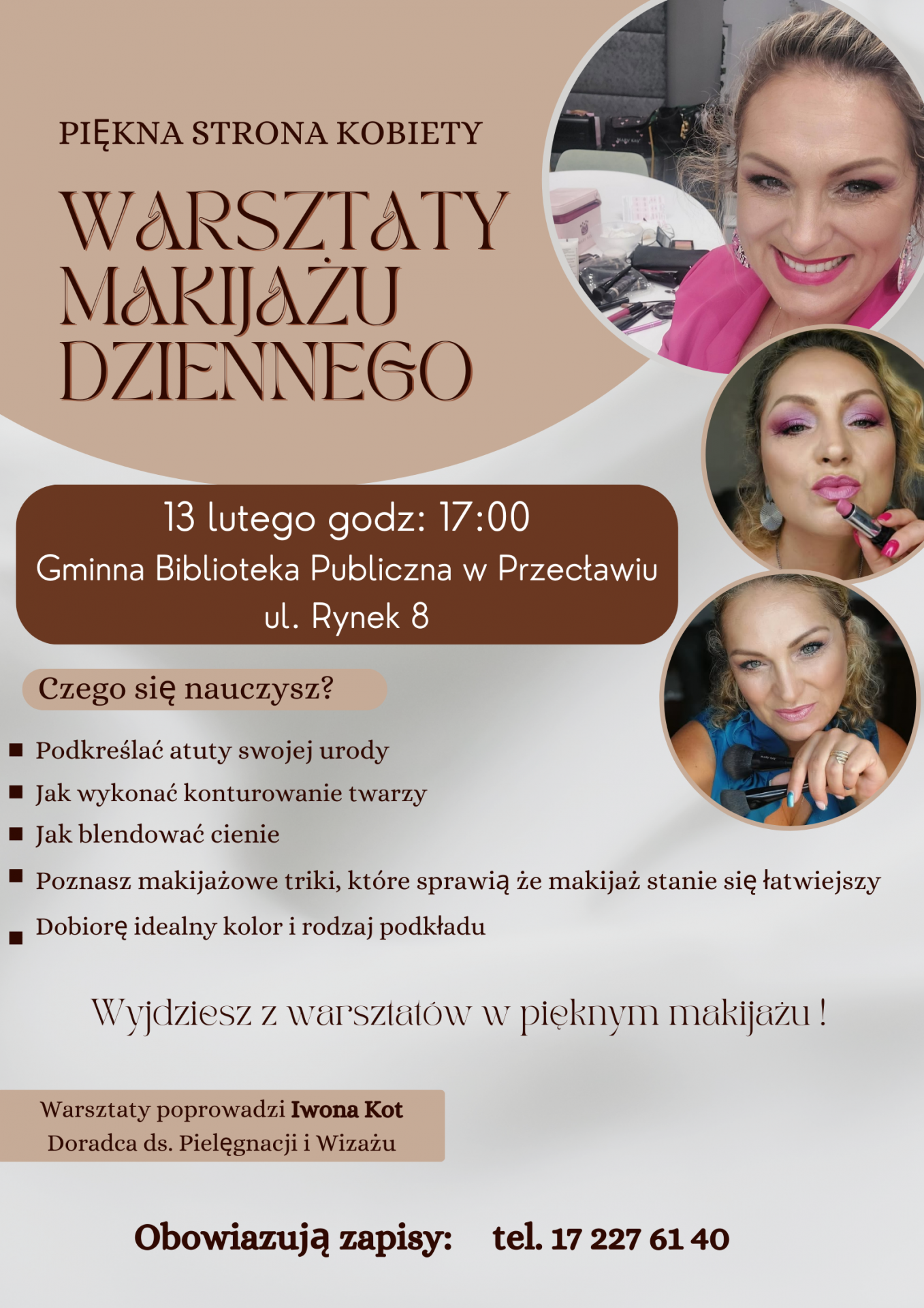 Warsztaty makijażowe w bibliotece