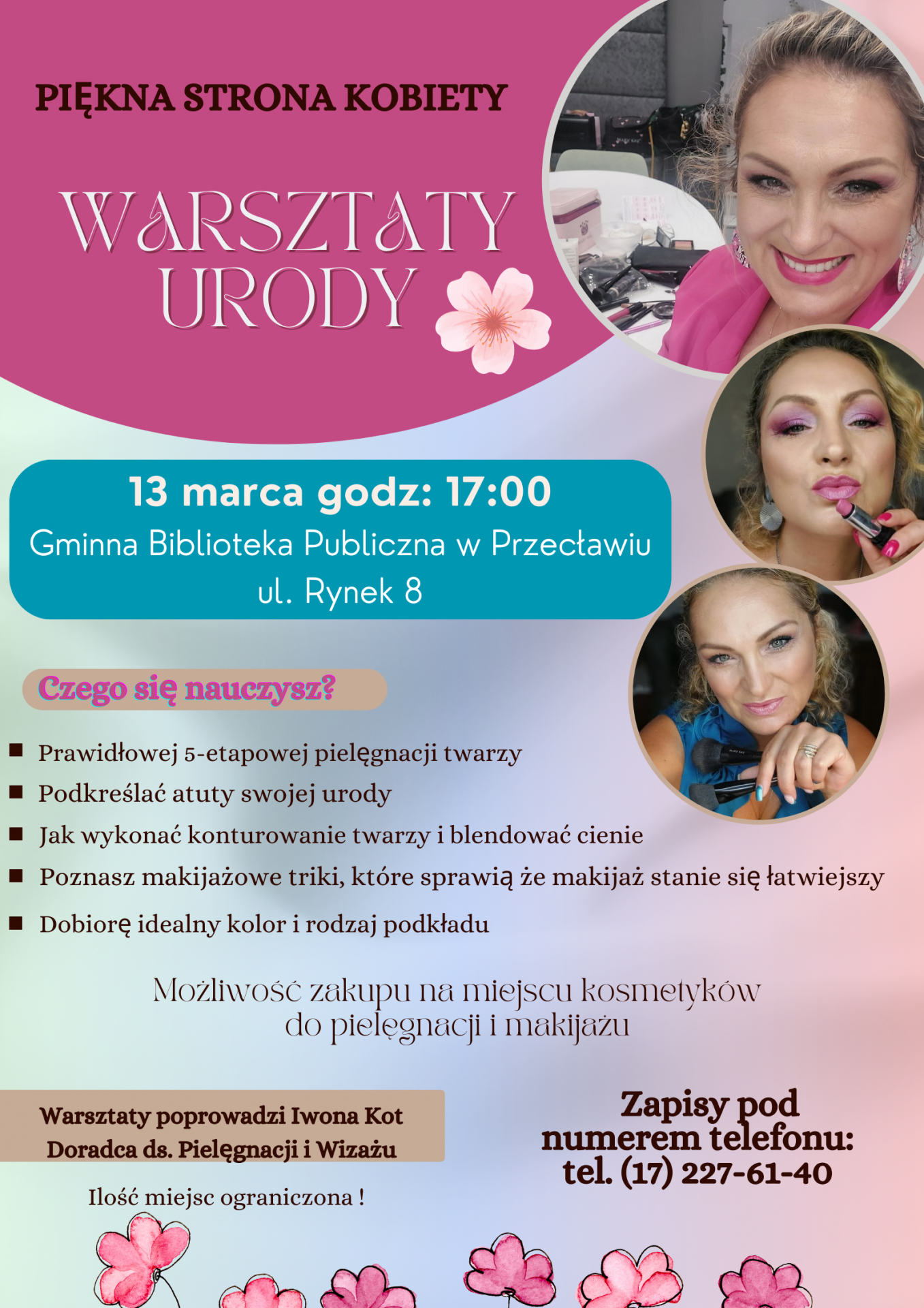 Warsztaty urody - plakat
