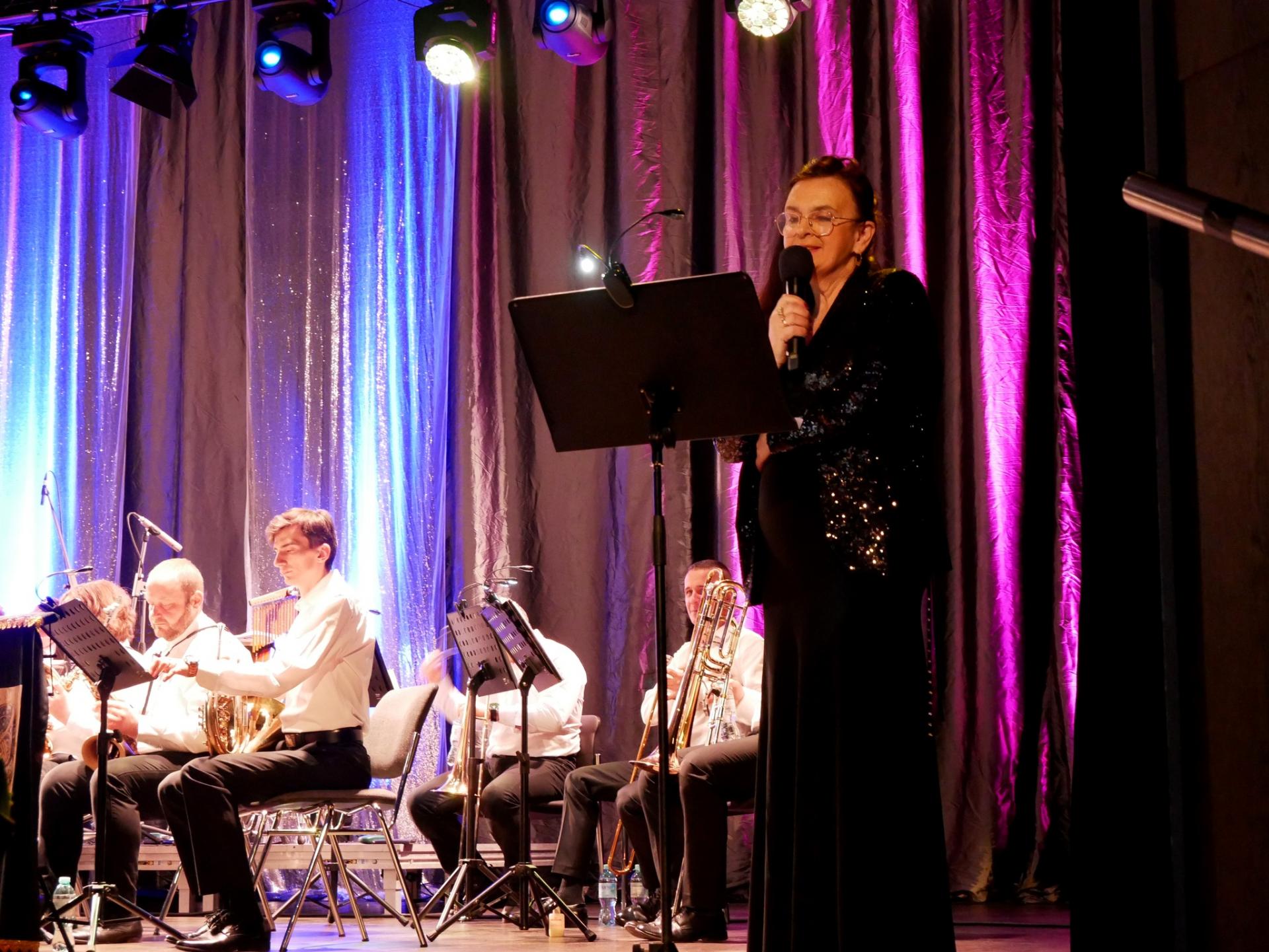 Prowadząca koncert Maria Sukiennik